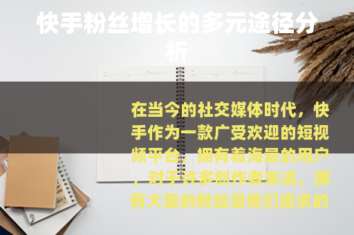 快手粉丝增长的多元途径分析