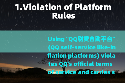 1.Violation of Platform Rules