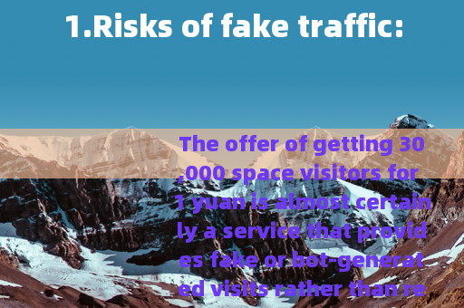 1.Risks of fake traffic: