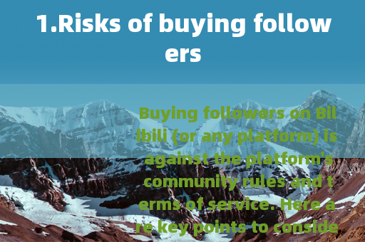 1.Risks of buying followers