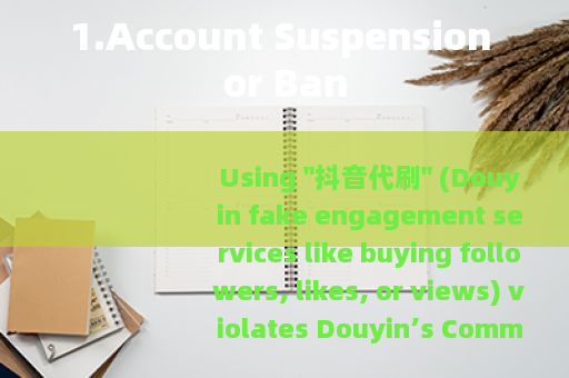 1.Account Suspension or Ban